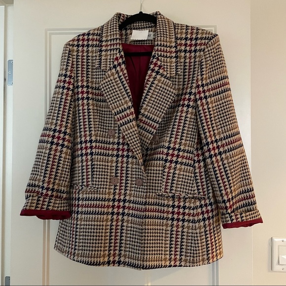 Vintage herringbone blazer - Picture 1 of 2